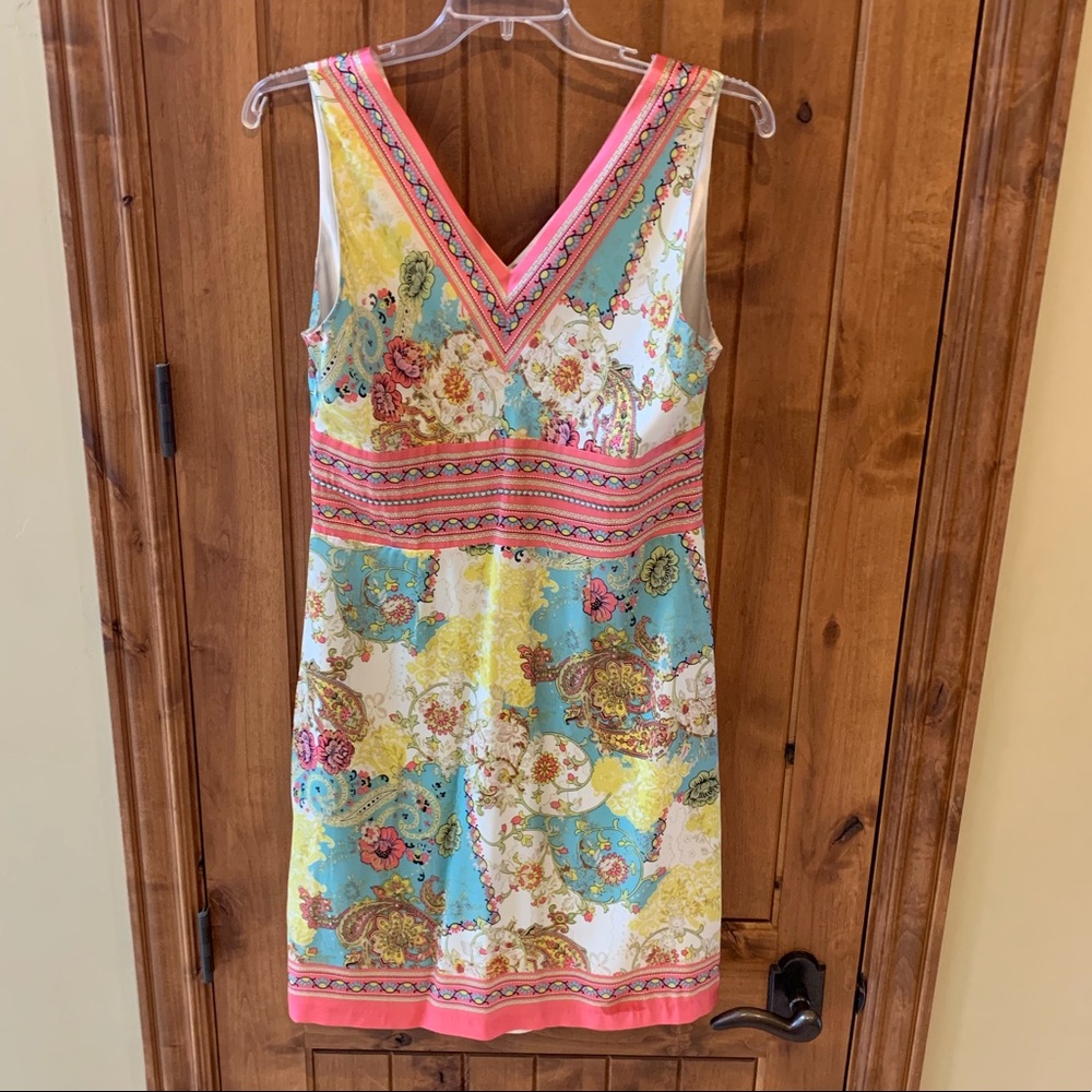 Silk vintage style party dress.